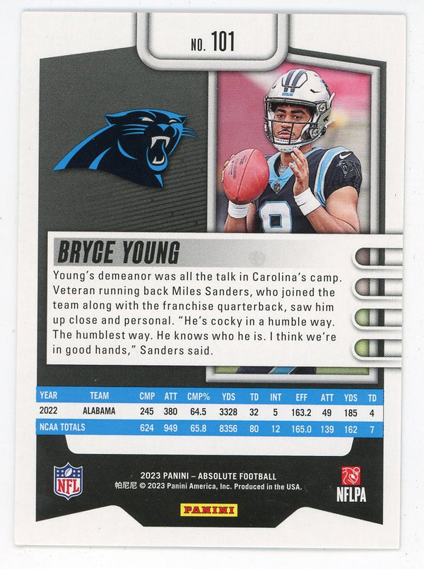 Bryce Young 2023 Panini Absolute #101