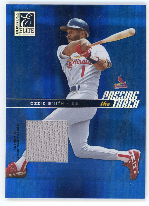 Ozzie Smith 2004 Donruss Elite Passing the Torch Patch Relic #PT-23