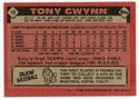 Tony Gwynn 1986 Topps #10 Card