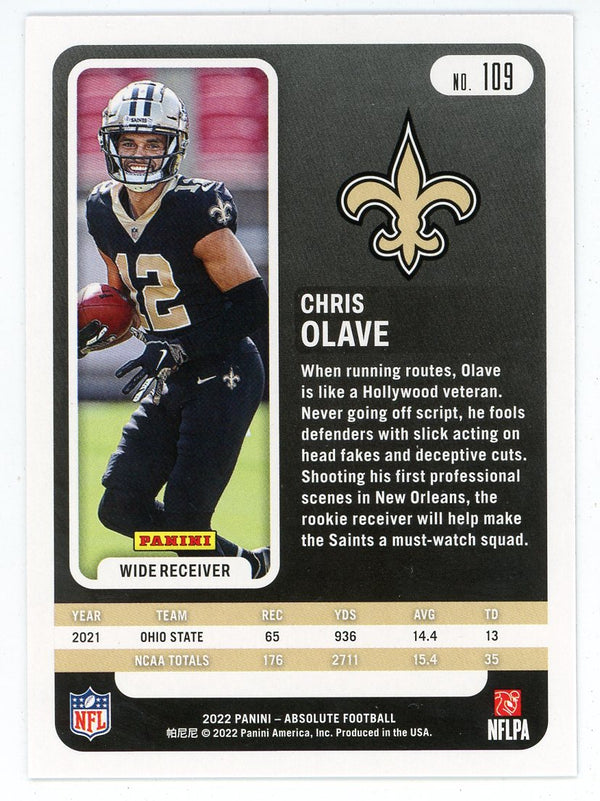 Chris Olave 2022 Panini Absolute #109