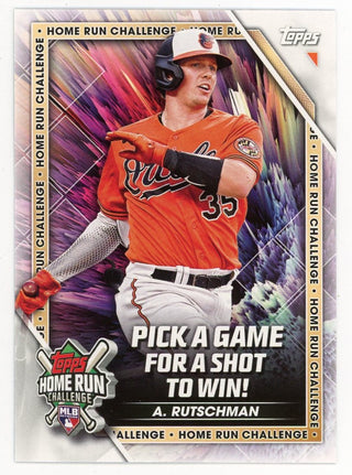 Adley Rutschman 2023 Topps Pick A Game For A Shot To Win #HRC-3 Card