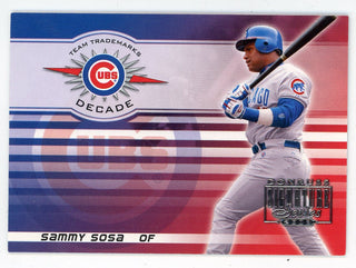 Sammy Sosa 2003 Donruss Signature Series Team Trademarks Card #TT-30