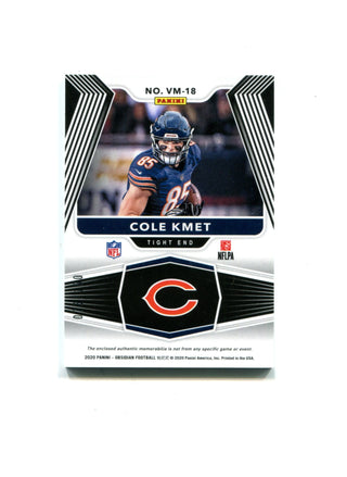 Cole Kmet 2020 Panini Obsidian Volcanic #VM-18 Card