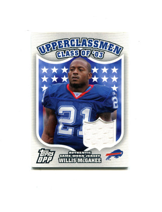 Willis McGahee 2006 Topps Upperclassman Class of '03 #UC-WM Card