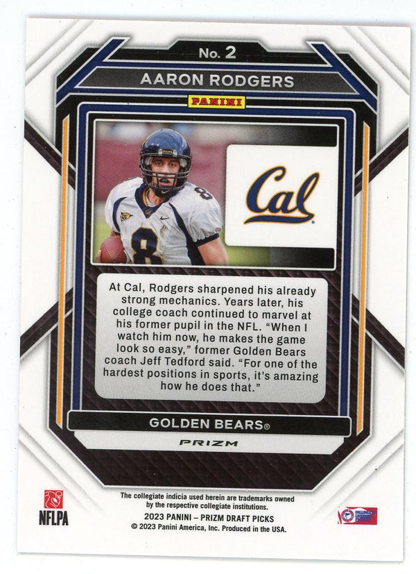 Aaron Rodgers 2023 Panini Prizm Draft Picks #2