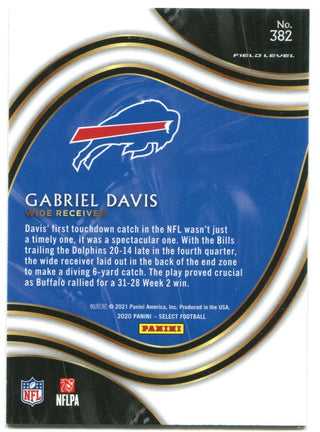 Gabe Davis Panini Select 2020