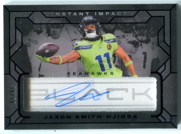 Jaxon Smith-Njigba 2023 Panin Blacki Instant Impact #IIIJSN Autographed Card  /50