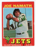 Joe Namath 1971 Topps Card #250