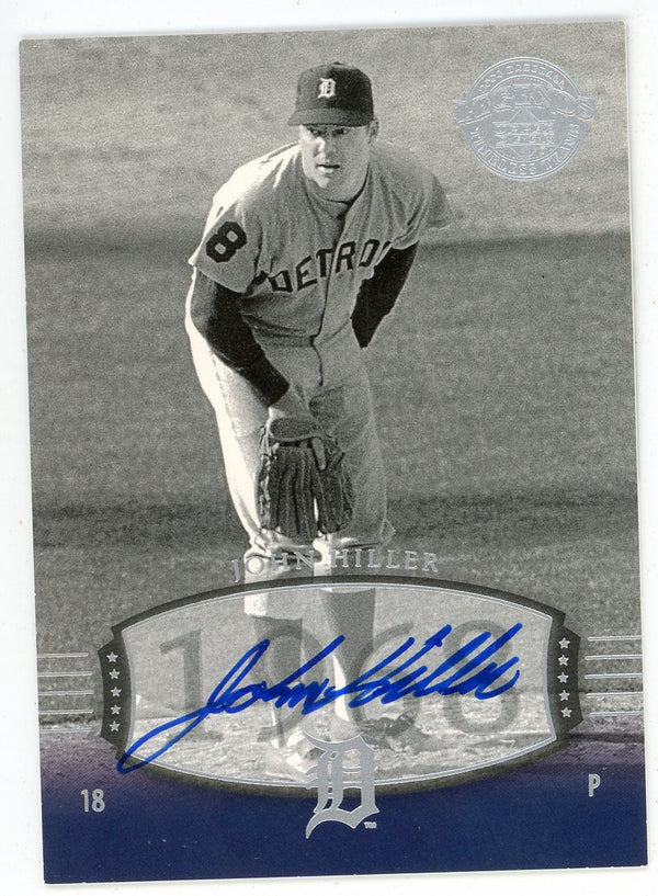 John Hiller 2004 Upper Deck Autographed Card #30