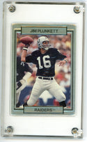 Jim Plunkett 1990 Braille Autographed Card