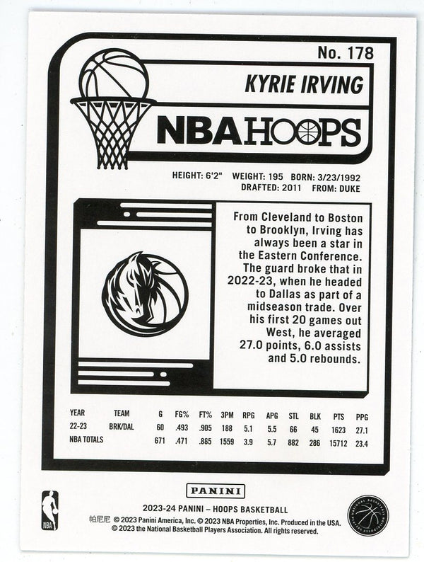 Kyrie Irving 2023-24 Panini Hoops #178