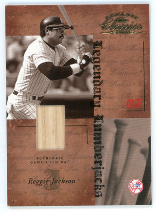 Reggie Jackson 2004 Donruss Classics Legendary Lumberjacks Bat Relic #LB-20