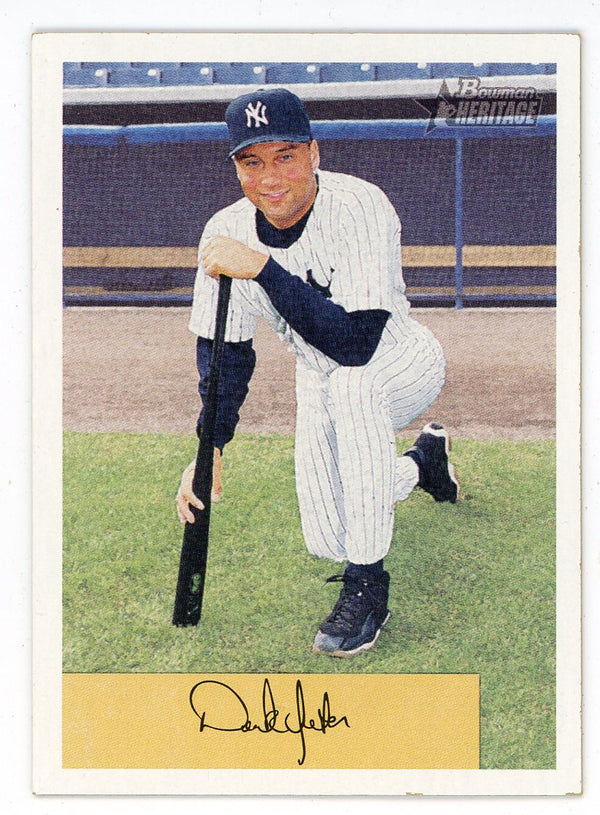 Derek Jeter 2002 Topps Bowman Heritage #345