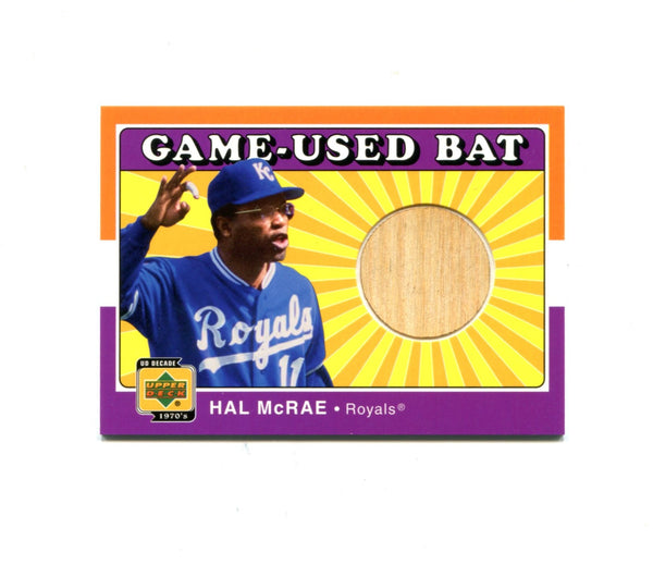 Hal McRae 2001 Upper Deck Game-Used Bat #N-HM Card