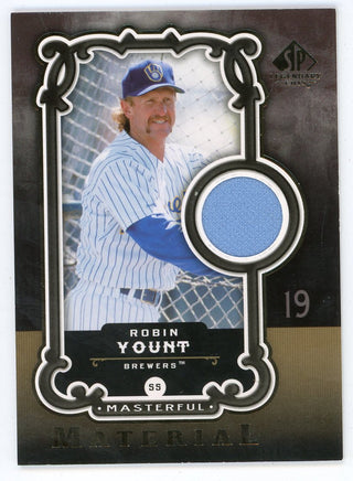 Robin Yount 2007 Upper Deck Masterful Materials Patch Relic #MM-RY