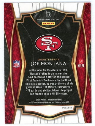 Joe Montana 2020 Panini Select #118