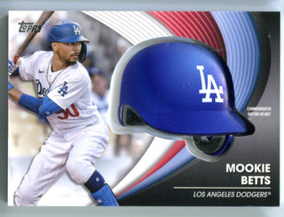 Mookie Betts 2022 Topps Commemorative Batting Helmet Card #BHMB