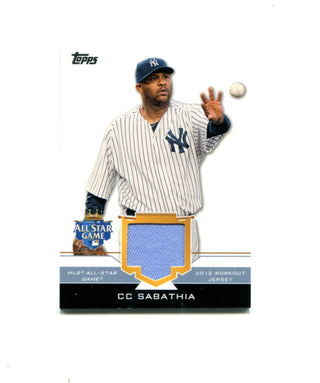 CC Sabathia 2012 Topps All-Star Game #AS-CCS Card