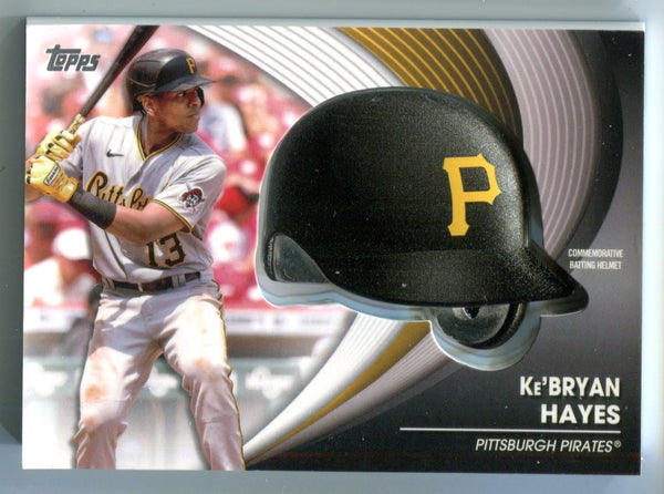 Ke`Bryan Hayes 2022 Topps Series Two Commemorative Batting Helmet Card #BHKH