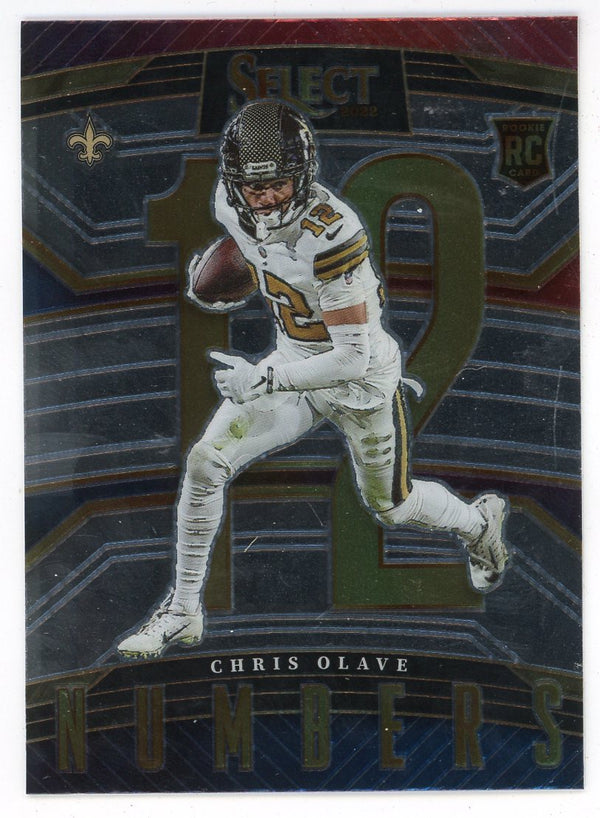 Chris Olave 2022 Panini Select Numbers #SN-24