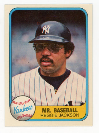 Reggie Jackson 1981 Fleer Mr. Baseball #79 Card