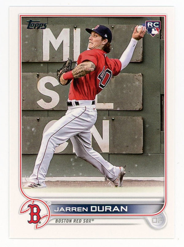 Jarren Duran 2022 Topps Chrome #187 Card