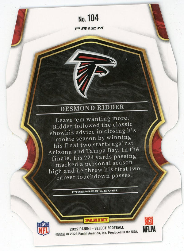 Desmond Ridder 2022 Panini Select Die Cut #104