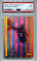 Michael Jordan 2002 Topps Verticality #V8 PSA 9 Card