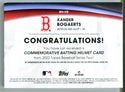 Xander Bogaerts 2022 Topps Series Two Commemorative Batting Helmet Card #BHXB