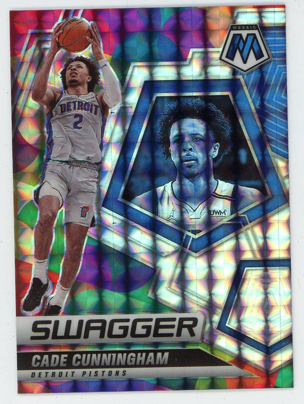 Cade Cunningham 2021-22 Panini Mosaic Swagger #9