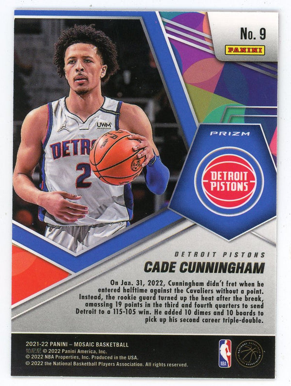 Cade Cunningham 2021-22 Panini Mosaic Swagger #9