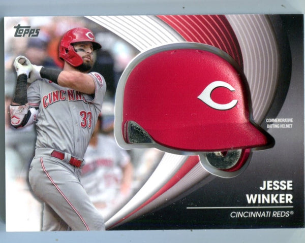 Jesse Winker 2022 Topps Series Two Commemorative Batting Helmet Card #BHJW