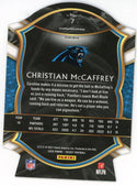 Christian McCaffrey 2020 Panini Select Die-Cut Blue Card #7