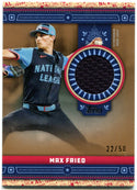 Max Fried 2024 Topps Update All-Star Stitches Jersey Card #ASR-FRI 22/50