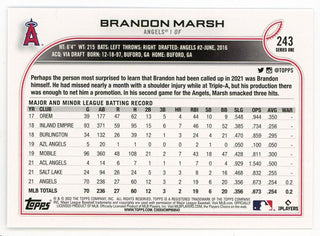 Brandon Marsh 2022 Topps Series One #243 Card