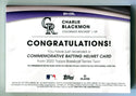 Charlie Blackmon 2022 Topps Series Two Commemorative Batting Helmet Card #BHCBL