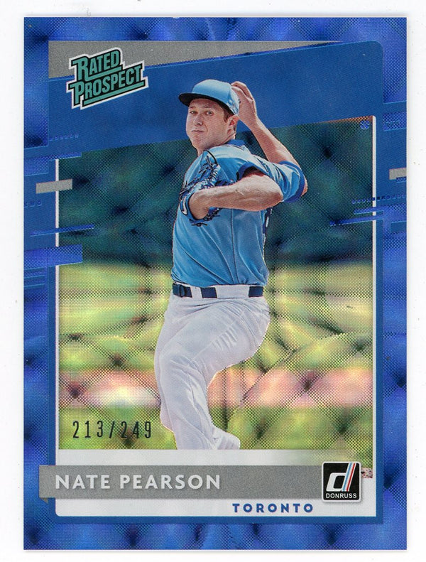 Nate Pearson 2020 Panini Donruss Rated Rookie #RP-6