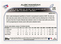 Alek Manoah 2022 Topps Series One Future Stars #248 Card