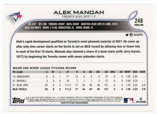 Alek Manoah 2022 Topps Series One Future Stars #248 Card