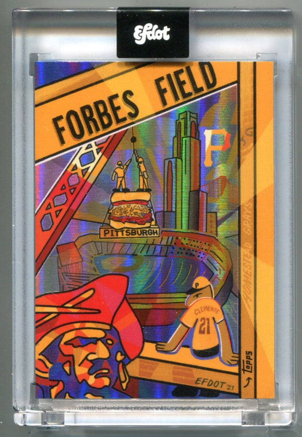 Topps Efdot 2021 Iconic Stadium Series 2 #9 Forbes Field 100/100