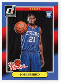 Joel Embiid 2015 Panini Donruss Rookie #3 Card