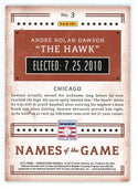 Andre Dawson 2015 Panini Cooperstown Names of the Games #3