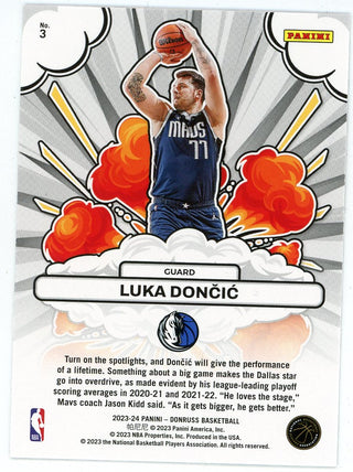 Luka Doncic 2023-24 Panini Donruss Bomb Squad #3