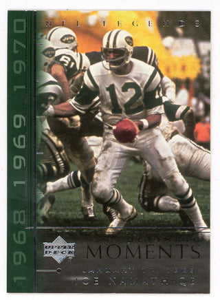 Joe Namath 2002 Upper Deck Defining Moments #DM5