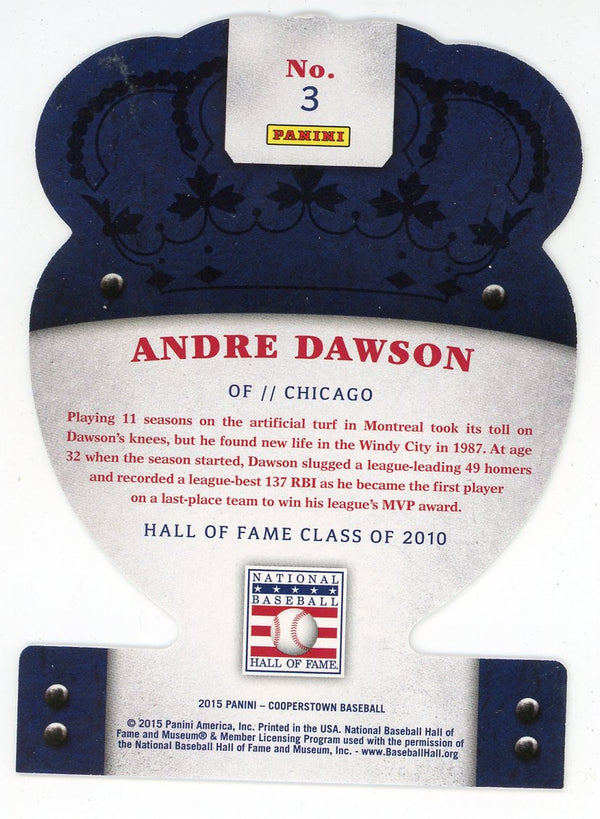 Andre Dawson 2015 Panini Crown Royale Silver #3