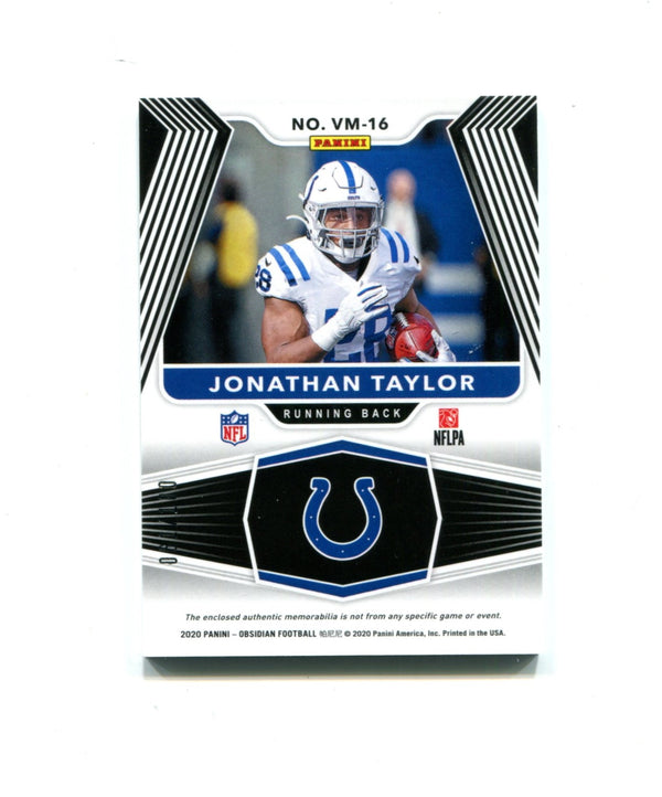 Jonathan Taylor 2020 Panini Obsidian Volcanic #VM-16 061/100 Card