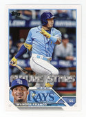 Wander Franco 2023 Topps Series One Future Stars #215 Card