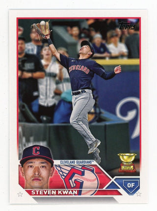 Steven Kwan 2023 Topps Series One #116 Card