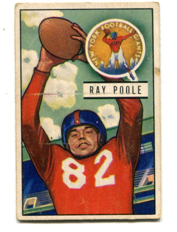 Ray Poole 1951 Bowman #93 Card