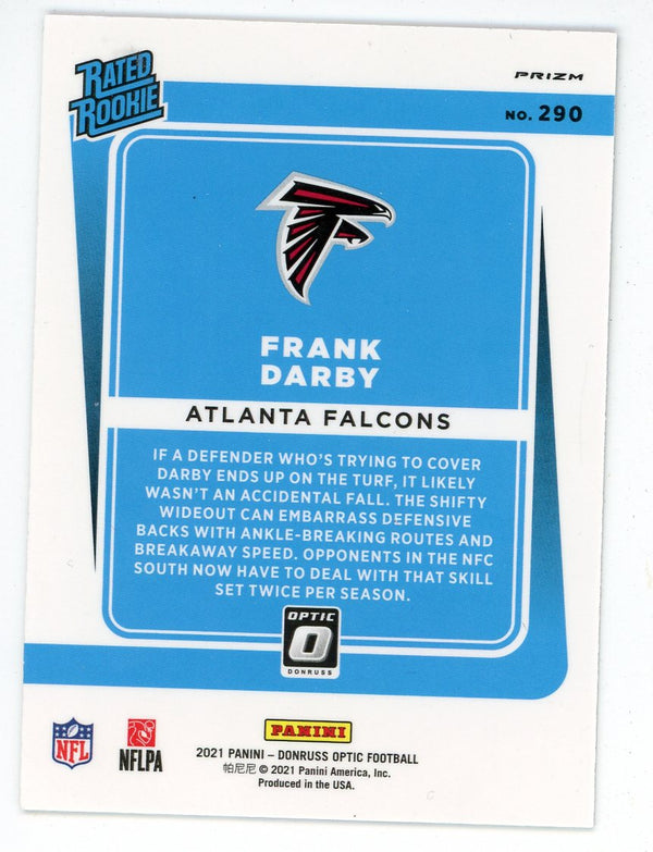 Frank Darby 2021 Panini Donruss Optic Rated Rookie #290